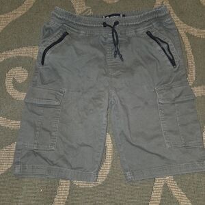 Men's Green Cargo Shorts